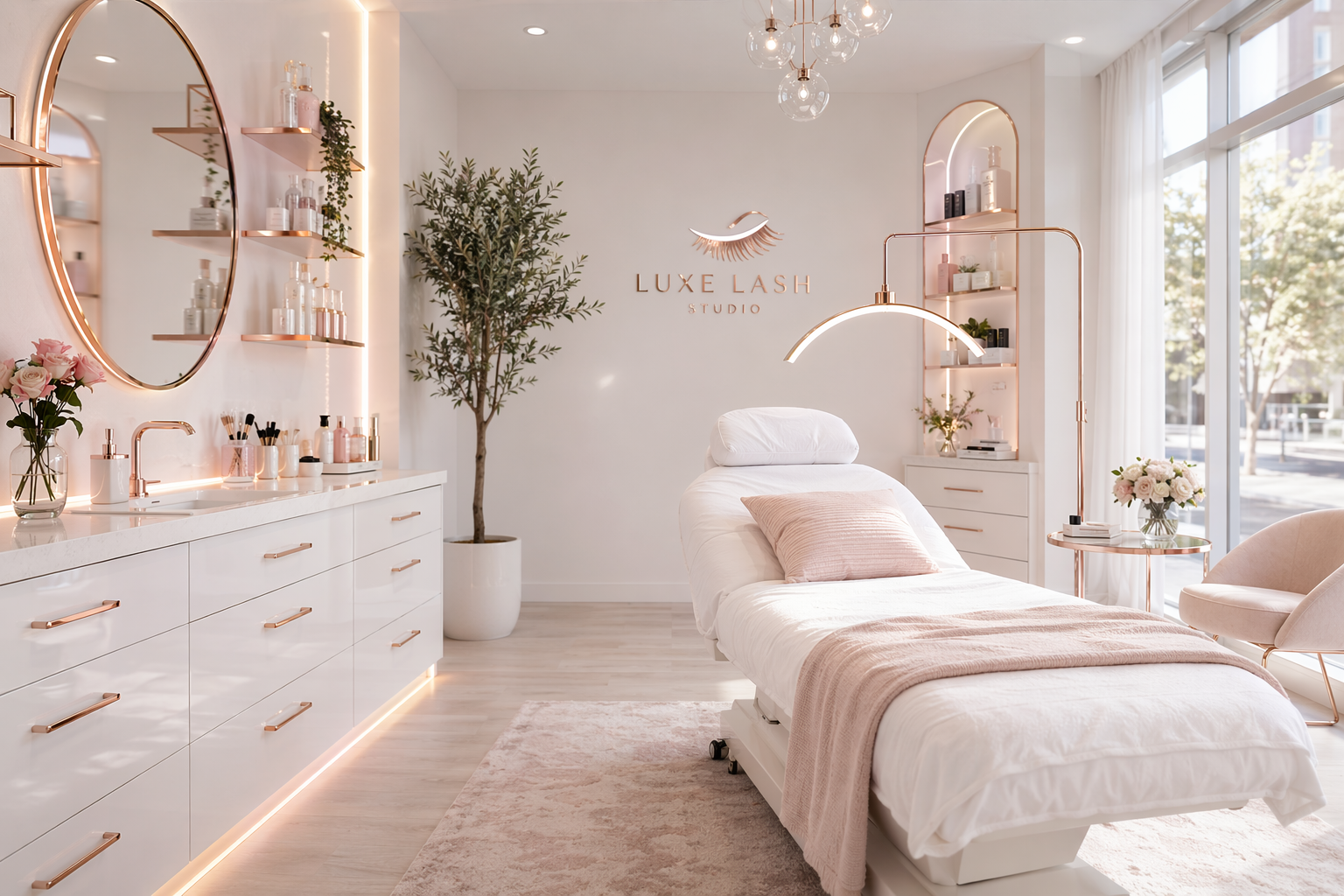 Luxe Lash Studio interior